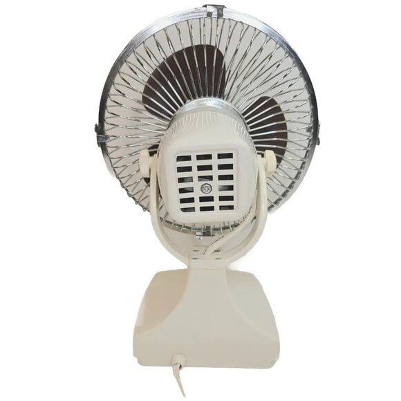 Caprice Multi Speed Electric Fan White Mini Table Propeller 120 V Vtg Works - Picture 6 of 7